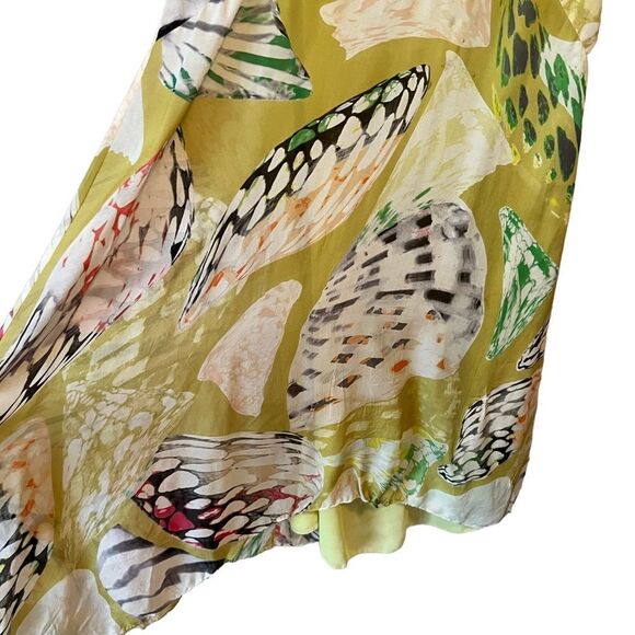 Anthropologie Leifsdottir Shell Silk Butterfly Wing Dress - Picture 6 of 15